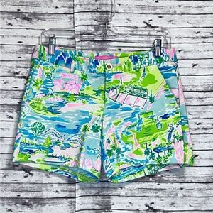 Lilly Pulitzer Callahan Knit Shorts Honda Classic Collection